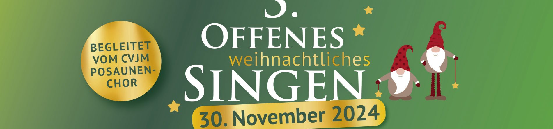 3. Offenes weihnachtliches Singen!