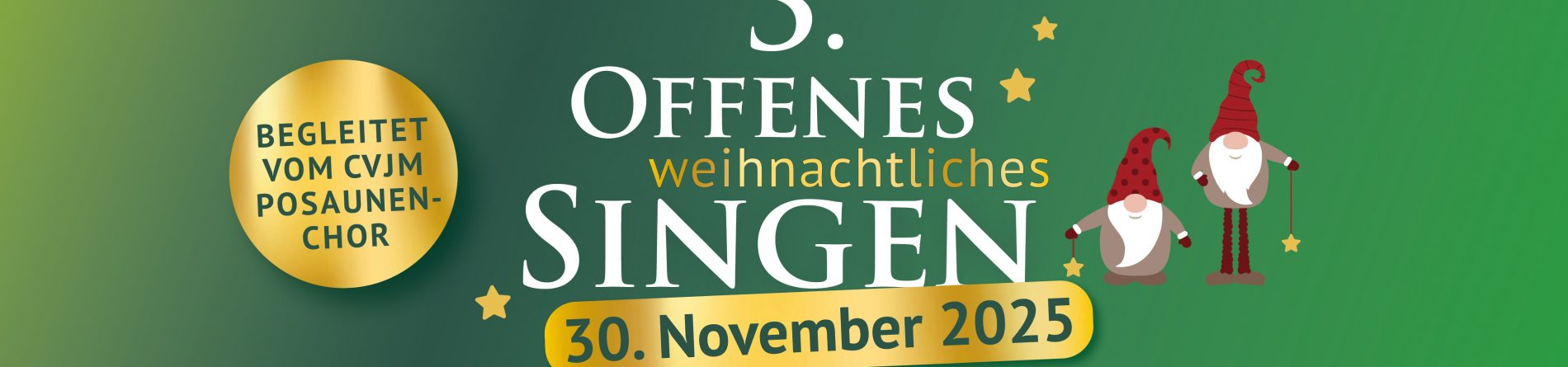 3. Offenes weihnachtliches Singen!